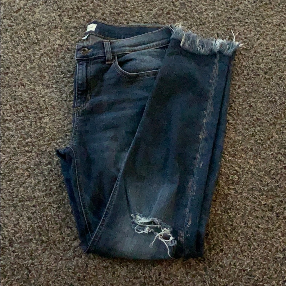 High Waisted Sneak Peek Jeans